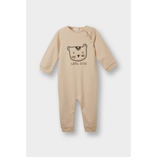 DeFacto Erkek Bebek Yenidoğan Kaplan Baskılı Uzun Kollu Tulum F4656A525AU
