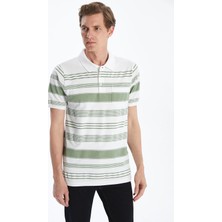 Lc Waikiki Yeni Sezon Polo Yaka Renk Bloklu Erkek Tişört