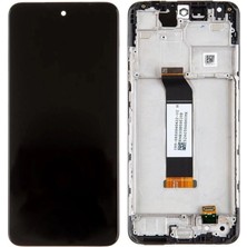 Xiaomi Uyumlu Redmi Note 10 5g LCD Ekran Dokunmatik Siyah Çıtalı Servis