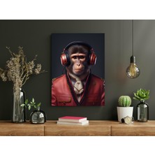 Şakacı Maymun - Ahşap Mdf Tablo