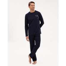 Pierre Cardin Erkek Lacivert Pijama Takımı 50322635-200