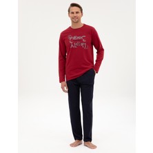 Pierre Cardin Erkek Bordo Pijama Takımı 50322652-900