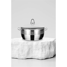 Taç Bengü Pro Basık Çelik Tencere No:34