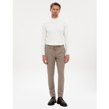 Pierre Cardin Erkek Bej Slim Fit Klasik Jogger Pantolon 50317618-VR011