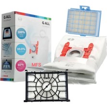 MFS Bosch Uyumlu Seri 4 / Seri 6 Prohygienic Kutulu Torba ve Hepa Filtre Seti Serie 4 BGL41HYG2H/12 - BGL6POW1