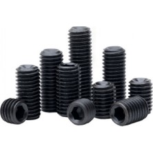 Setskur Civata Siyah M4 mm 20 Adet Dın 916 Kalite