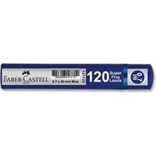 Faber-Castell GRIP Min 0.7 2B Kalem Uçları 120li Mavi Tüp 60mm
