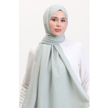 Cotton Caz Şal 70257-13 Su Yeşili