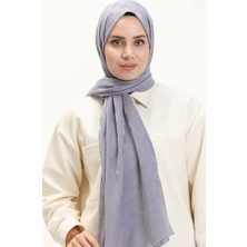 Kare Desen Şal 70224-11 Lila