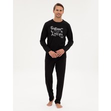 Pierre Cardin Erkek Siyah Pijama Takımı 50322652-001