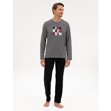 Pierre Cardin Erkek Koyu Gri Pijama Takımı 50322654-VR080