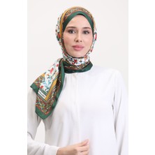 Ottoman Şal 70251-08 Zümrüt Yeşili Kırmızı