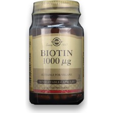 Biotin 1000 Mcg 50 Bitkisel Kapsül