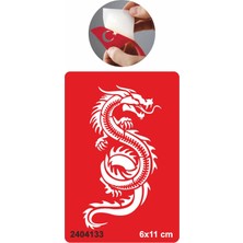 Anakonda Dragon Yılan Tattoo Geçici Dövme Şablonları Kına Kalıpları