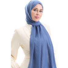 Pamuklu Soft Şal 70283-17 Indigo