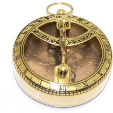 Pirinç Güneş Saati ve Pusula Modeli