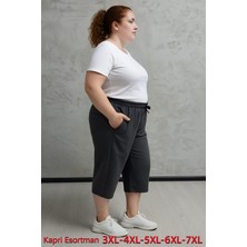 BSBYN-2325-BATTAL Beden Bayan Düz Kapri