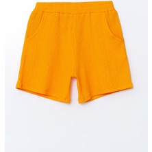 Lc Waikiki Yeni Sezon Beli Lastikli Kız Çocuk Şort