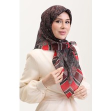 Etnik Kehribar Eşarp 70276-07 Bordo
