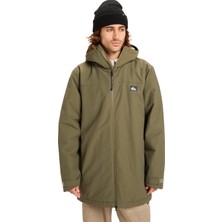 Quiksilver Overcast 3k Parka Erkek Yeşil Ceket