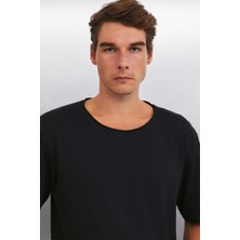Grimelange DAVINSONO Erkek Siyah T-Shirt