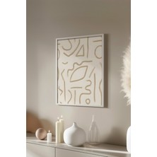 Bohemian Serisi Beyaz Çerçeveli Poster, Tablo NO:154