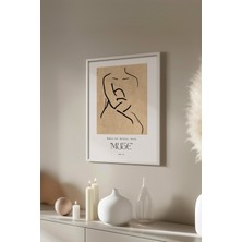 Bohemian Serisi Beyaz Çerçeveli Poster, Tablo No:83