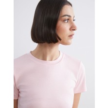 Lc Waikiki Yeni Sezon Bisiklet Yaka Kadın Tişört