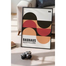 Bauhaus Serisi Siyah Çerçeveli Poster, Tablo No:88