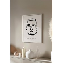 Bohemian Serisi Beyaz Çerçeveli Poster, Tablo No:72