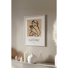 Bohemian Serisi Beyaz Çerçeveli Poster, Tablo No:81