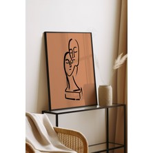 Bohemian Serisi Siyah Çerçeveli Poster, Tablo NO:104