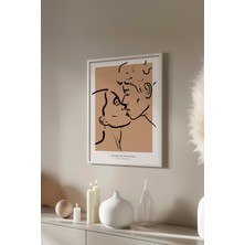 Bohemian Serisi Beyaz Çerçeveli Poster, Tablo NO:105