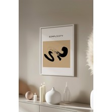 Bohemian Serisi Beyaz Çerçeveli Poster, Tablo NO:138