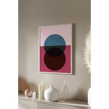 Bauhaus Serisi Beyaz Çerçeveli Poster, Tablo No:73