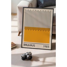 Bauhaus Serisi Siyah Çerçeveli Poster, Tablo No:23