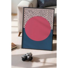 Bauhaus Serisi Siyah Çerçeveli Poster, Tablo No:74
