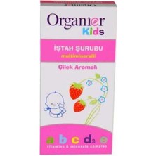 Organier Kids Çilek Aromalı Iştah Açıcı Şurup 200 ml