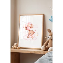 Çocuk Odası, Bebek Odası Ahşap Çerçeveli Poster, Tablo NO:110