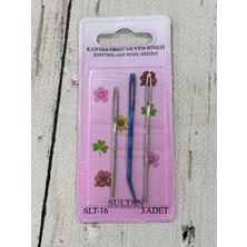 Kanvas Örgü ve Yün Iğnesi Metal 3'lü 2 Paket