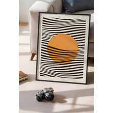 Bauhaus Serisi Siyah Çerçeveli Poster, Tablo No:34