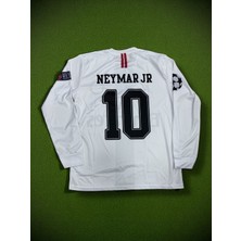 North Stand Nostaljik Uzun Kollu Neymar Jr Beyaz Psg Forma