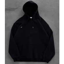Oversıze Kalite Kapüşonlu Sweatshırt - %100 Kompakt Penye Şardonlu Sweatshırt