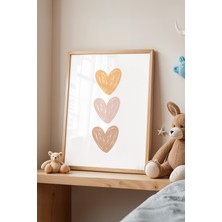 Çocuk Odası, Bebek Odası Ahşap Çerçeveli Poster, Tablo No:11