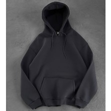 Oversıze Kalite Kapüşonlu Sweatshırt - %100 Kompakt Penye Şardonlu Sweatshırt