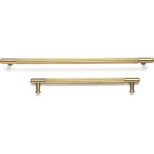 System 9226 Modern Çizgili Kulp Gold Branch Renk 640 mm