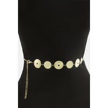 Çiçek Metal Zincir Kemer