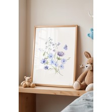 Çocuk Odası, Bebek Odası Ahşap Çerçeveli Poster, Tablo NO:136
