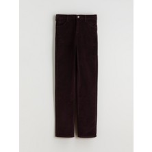 Lc Waikiki Yeni Sezon Dar Fit Kadife Kadın Pantolon