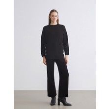 Lc Waikiki Yeni Sezon Beli Lastikli Kadın Triko Pantolon